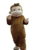 Costumes de mascotte de singe George curieux, vente directe d'usine, taille adulte, haute qualité