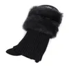 Socks & Hosiery Autumn Winter Casual Womens Knitted Boot Cuffs Fur Knit Warm Legs Shoes Set Xmas GiftSocks HosierySocks