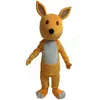 Costume de mascotte kangourou d'Halloween, personnage de dessin animé, personnage de carnaval, robe unisexe pour adulte, tenue de fête d'anniversaire de noël, tenue d'extérieur