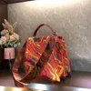2022 borsa da donna a tracolla singola stampata Messenger borsa portatile borsa versatile in metallo