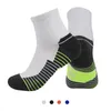 designer Summer marathon socks men's medium and short tube towel bottom outdoor running socks sweat-absorbing breathable comfortable sports sock