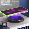 Gradient Dual Colors Clear Acrylic TPU PC Shockproof Phone Cases for iPhone 14 13 12 Mini 11 Pro Max XR XS 6 7 8 Plus Samsung Note20 S20 S21 S22 Ultra A53 A22 A32 A33 A52 S21FE