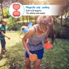 Herbruikbaar magnetisch water ballon hartvorm bom splash ball siliconen water polo speelgoed speelgoed voor kinderen gevechtsdecompressie speelgoed