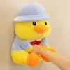 Neue Gentleman Ente Plüschtier Puppe weiche Fliege Hut Ente Puppen Trompete Kissen Geschenk