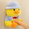 Nouveau gentleman canard en peluche poupée doux noeud papillon chapeau canard poupées trompette oreiller cadeau