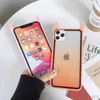Cute Devil Horn Phone Case for iPhone 13 12 11pro Max XS Max XR X 6 6S 7 8 Plus Coft Comple Protection Acrylic Wover Prock
