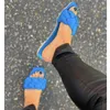 Pantoufles Mode Bout Carré Plat Femmes Ouvertes Chaussures D'été Décontractées Femme Sans Lacet Dames Diapositives Grande Taille 41 Plage TongsPantoufles