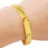 Charm Armbanden 24K Gouden Armband 4 MM Golf Vergulde Sieraden Cadeaus Voor Mannen Vrouwen Fawn22