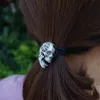 Клипы для волос Barrettes Viking Compass Skull Tie Tie Coving для женщин Halloweengothic Punk Headdresshair