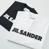 Klasyczna marka mody Unisex T-shirty letnie koszulki Czarna litera druku