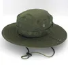 Chapeaux Boonie à large bord pour l'été, casquette de soleil militaire camouflage pour hommes ou femmes, chasse, pêche en plein air, taille unique