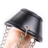 Sexy Bondage Cuir Parachute Ball Stretcher Hommes Jouet BDSM228K