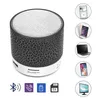 Nouveau Mini haut-parleur Bluetooth portable Car Audio A9 Dazzling Crack LED Haut-parleur sans fil Subwoofer Haut-parleurs Carte TF Personnalité de charge USB