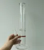 Limpar 14 polegadas de vidro de vidro bong tipetes de água em pé com tubos de fumo de filtro de favo de mel