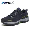 High Quality Waterproof Men Leather Sneakers Outdoor Man Hiking Boots Work Shoes Slip Casual Flat Walking Plus Size 220813