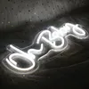 Custom Oh Baby LED Light Flex Clear Acrilico Neon Sign Wedding Party Decoration 220615