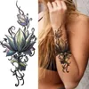 NXY Temporary Tattoo Fashion Mandala Flower Fake Stickers for Women Adults Geometry Totem s Diy Party Waterproof Tattos Leaves 0330