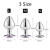 Anal Plug Sex Toys Mini Rond En Métal En Acier Inoxydable Lisse Fesses Petite Queue Femelle / Mâle Gode Intime Marchandises Y220427