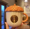 Starbucks Jesień Klon Las Jesień Królik Cute Fox Squirrel Acorn Ceramiczny Mark Boże Narodzenie Prezent urodzinowy