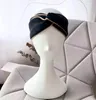 Designer Silk Cross Pannband 2022 Lyx Elastisk Geometri Hårband Huvudband För Kvinnor Tjej Retro Turban Huvudband Presenter