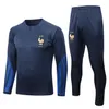 2022-23 Euro Engeland Frankrijk voetbal Tracksuit Jong Memphis de Ligt Men Football Training Pak Virgil Promes Sporting Mens Sweat TRA197C