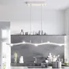 Lampy wiszące nordyckie minimalistyczne led w salonie żyrandol oświetlenie