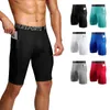 Summer Pro Sports Tight Shorts Men's Fitness Running Stretch Basketball Bottom Training Quick-Tork Compression Pants