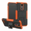 Kopiący się na telefon Rugged Armor Tylne pokrycie Porażę podwójnej warstwy dla LG STYLO 5 6 7 Aristo 5 K30 K31 K40 K52 K8 K92 G6 G7 G8 V30 V40 V50 V60 Q92 5G Harmony 4