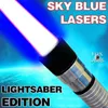 Foxlasers Blue Laser med ficklampa 11W 445-480Nm Advanced Beam Expander Lens High Power Wide Light Spotlight Strobe Mode Outdoor Rescue Command Pointer 11000MW