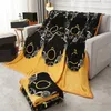 Vintage doux velours jeter couverture Portable canapé climatisation couvertures chambre décoration draps tapis multi-fonction cadeau