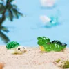 Animaux marins Figurine Miniature Fée Jardin Aquarium Décor Dessin Animé Dauphins Tortues Poulpe Ornements Mini Résine Artisanat BBE13920