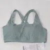 Donne fitness lu l u yoga reggiseno palestra canova top burro morbido croce posteriore giubbotto atletico ad alto impatto brassiere con cuscinetto per le donne di alta qualità