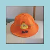 Gorras Sombreros 15459 New Baby Cartoon Kids Bucket Hat Niños Niñas Sunhat Niños Sun Drop Delivery 2021 Mxhome Dht1S