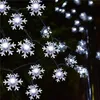 Strings 80/40/20leds Snowflake Star Ball LED String Fairy Lights Street Garlands Garden Decor Outdoor Wedding Christmas Tree DecorationLED