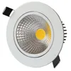 High Power COB LED-downlights AC85-265V 9W 12W 15W 18W 21W Dimbar/icke-dimbar Varm kallvit downlights med strömdrivare LLFA