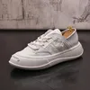 Luxury Designers Dress Wedding Party Shoes Fashion Vulcanized White Casual Sneakers Light Non-slip Round Toe Thick Bottom Oxford Business Driving Loafers