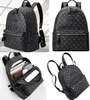 Designer Black embossing Backpacks Handbags Men Women PU Leather Backpack School Bag Fashion Knapsack Back pack Presbyopic Rucksack Shoulder Bags