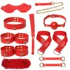 Love Sm Long Fun Bondage Batman 1 Set Collar Traction Handcuffs Couple Toys HHHrain SXEA6138435