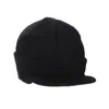 Visiere Uomo Donna Inverno Knit Baggy Beanie Oversize Fashion Hat Visiera Cap 2022 All-match Warm Tinta unitaVisiere Chur22