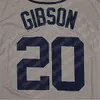 GLANIK1 MOUVIEL DE FOURSE Rainbow Hawk Josh Gibson Homestead Grays Negro National League Baseball Jerseys 100% cousu