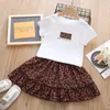 Clothing Sets Girls Summer Clothes Tshirt Skirt For Casual Style Teenage Kid ClothesClothing