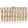 Abendtaschen Metall Diamanten Perlen Clutch Bag Kette Schulter Frauen Handtaschen Perle Strass Party Halter Geldbörse YM1103Evening