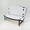 تسامي MDF Memorial Bench للديكور المكتبي لامع اللمعان أبيض فارغ فرقة Hardboard مقعد جديد