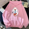 Erkek Hoodies Sweatshirts Genshin Etki Moda Anime Komik Oyunu Kawaii Hu Tao Hayalet Grafik Hoody Harajuku Kış Büyük Boy