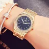 Diamond Luxury Brand 2022 Rhintone Elegant Ladi Gold Clock Pols Watch voor vrouwen Relogio Feminino 2022
