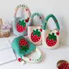 Sacs de rangement fraise sac à main sac de repas dame cadeau pour enfants joli sac de shopping stockage