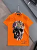 남자 Tshirts Alexplein Skulls 자수 다이아몬드 패션 의류 승무원 목 여름 스트리트웨어 100면 슬림 Tshirt 230206