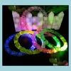 Andra evenemangsfestleveranser Festive Home Garden New Bubble Style LED Light Up Toys flas DHCJ0