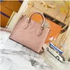 Totes onthego 25 tas zomer stardust lilas nano nan speedy bucket portemonnee capucines bb tote multi pochette crossbody nooit handtas m46168 m460