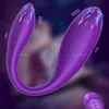 Vibratore a distanza Mutandine da donna Indossabile G-Spot Stimolatore del clitoride Vibrazione anale Masturbatore femminile Giocattoli sexy Palla vaginale per adulti